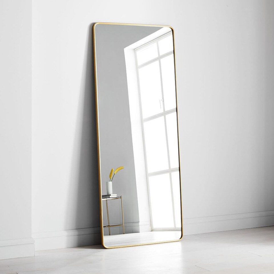 Modern Streamline Floor Mirror West Elm Australia
